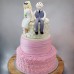 Wedding / Anniversary 3 tier Buttercream Cake with Figurines (D)